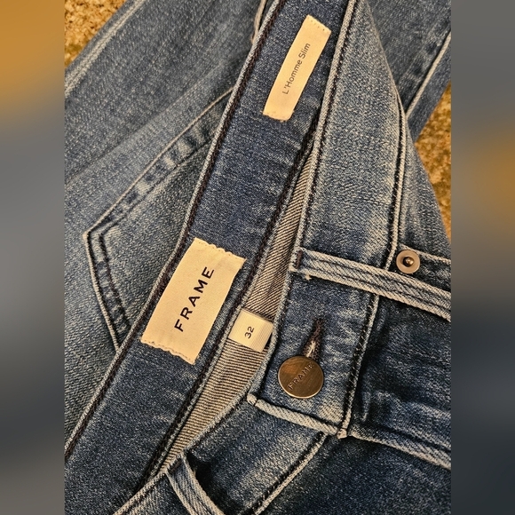 Frame L' Homme Slim  Bradbury Jeans Size 32 - Picture 8 of 10